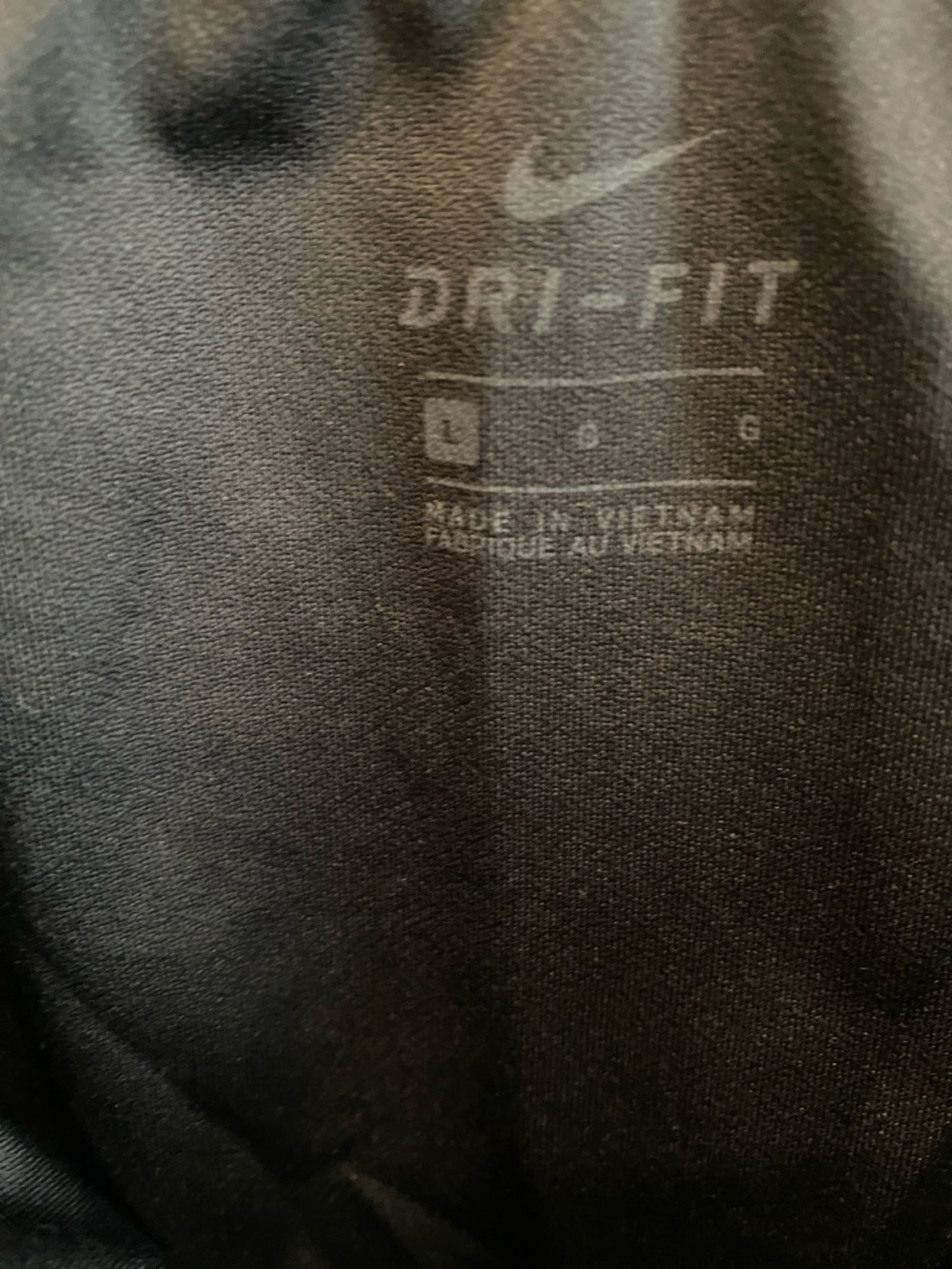 Women’s Nike Black Athletic Running Shorts with Swoosh - Picture 3 of 3